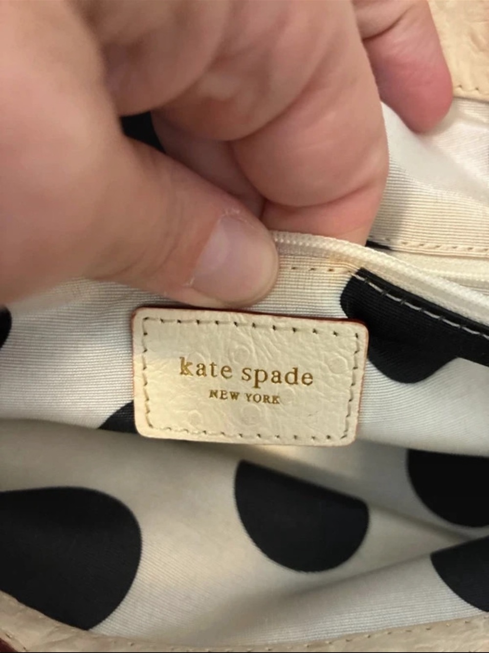 Kate Spade Stevie Hobo Bexley Embossed
Ostrich Leather Color Clotted Cream - Picture 12 of 13